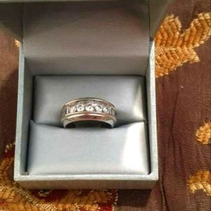 Mens 1ct diamond wedding ring